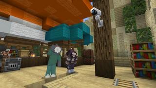 Screenshot of the Minecraft Bedrock Marketplace product Secure Desert Village created by 5 Frame Studios.