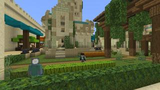 Screenshot of the Minecraft Bedrock Marketplace product Secure Desert Village created by 5 Frame Studios.