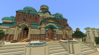Screenshot of the Minecraft Bedrock Marketplace product Secure Desert Village created by 5 Frame Studios.