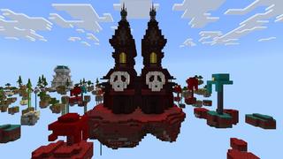 Screenshot of the Minecraft Bedrock Marketplace product Sky Island Expansion created by 5 Frame Studios.