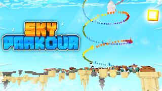 Thumbnail of the Minecraft Bedrock Marketplace product Sky Parkour created by 5 Frame Studios.