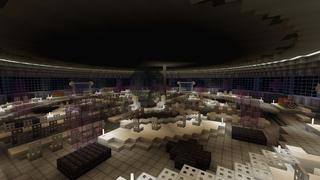 Screenshot of the Minecraft Bedrock Marketplace product Space Station Skyblock created by 5 Frame Studios.