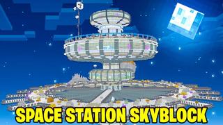Thumbnail of the Minecraft Bedrock Marketplace product Space Station Skyblock created by 5 Frame Studios.