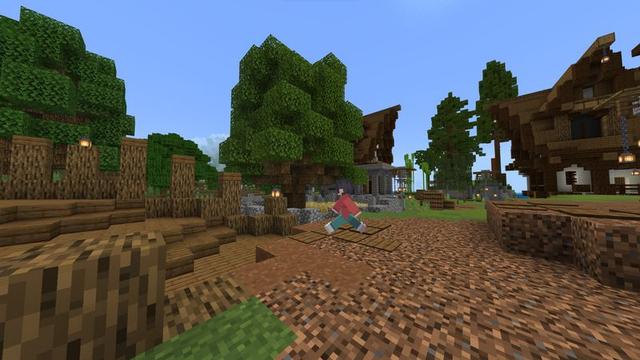 Screenshot of the Minecraft Bedrock Marketplace product Super Speed Survival created by 5 Frame Studios.