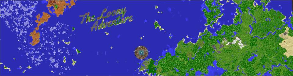 Panorama of the Minecraft Bedrock Marketplace product The Loony Adventure created by 5 Frame Studios.