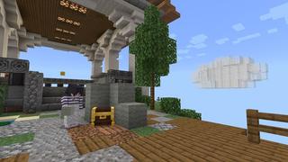 Screenshot of the Minecraft Bedrock Marketplace product Treasure Sky Battle created by 5 Frame Studios.