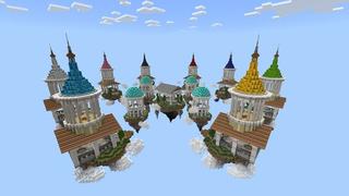 Screenshot of the Minecraft Bedrock Marketplace product Treasure Sky Battle created by 5 Frame Studios.