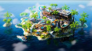 Thumbnail of the Minecraft Bedrock Marketplace product Tropical Furniture Mansion created by 5 Frame Studios.
