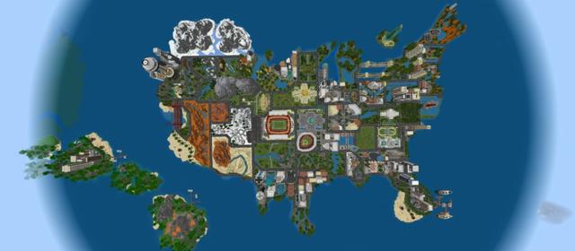 Panorama of the Minecraft Bedrock Marketplace product United States created by 5 Frame Studios.