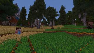 Screenshot of the Minecraft Bedrock Marketplace product Valley Village created by 5 Frame Studios.