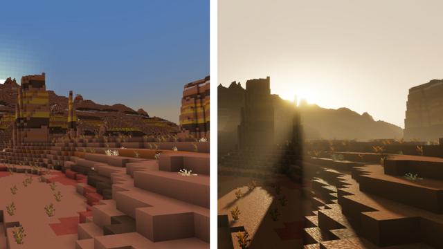 Screenshot of the Minecraft Bedrock Marketplace product Vibrant Realism PBR created by 5 Frame Studios.