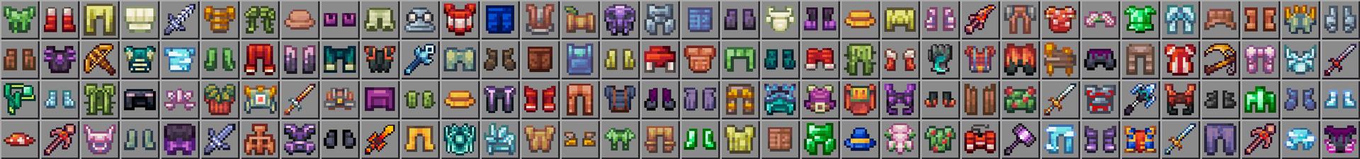 Panorama of the Minecraft Bedrock Marketplace product WEAPONS + ARMOR Add-On created by 5 Frame Studios.