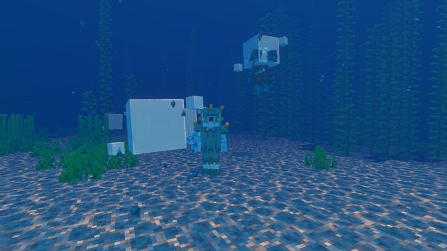 Screenshot of the Minecraft Bedrock Marketplace product WEAPONS + ARMOR Add-On created by 5 Frame Studios.