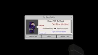 Screenshot of the Minecraft Bedrock Marketplace product Would YOU Rather? created by 5 Frame Studios.