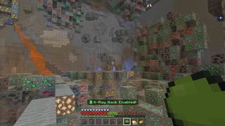 Screenshot of the Minecraft Bedrock Marketplace product X-ray Hacker Base created by 5 Frame Studios.