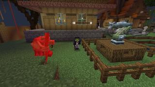 Screenshot of the Minecraft Bedrock Marketplace product Zombie Village created by 5 Frame Studios.
