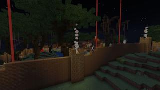 Screenshot of the Minecraft Bedrock Marketplace product Zombie Village created by 5 Frame Studios.