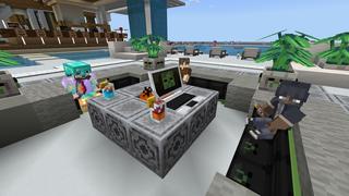 Screenshot of the Minecraft Bedrock Marketplace product Zombies & Furniture created by 5 Frame Studios.