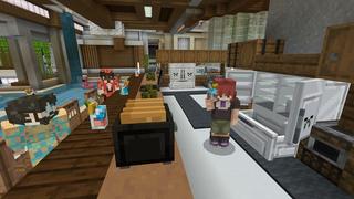 Screenshot of the Minecraft Bedrock Marketplace product Zombies & Furniture created by 5 Frame Studios.