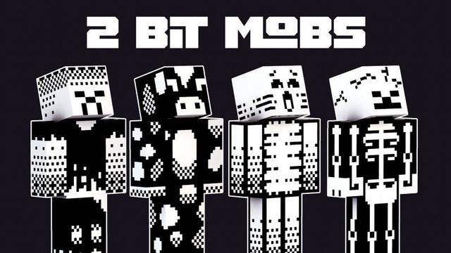 Thumbnail of the Minecraft Bedrock Marketplace product 2 Bit Mobs created by 57Digital.