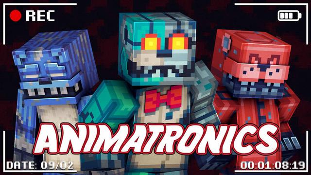 Thumbnail of the Minecraft Bedrock Marketplace product Animatronics created by 57Digital.