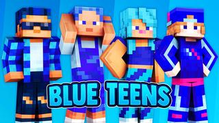 Thumbnail of the Minecraft Bedrock Marketplace product Blue Teens created by 57Digital.