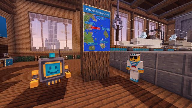 Screenshot of the Minecraft Bedrock Marketplace product Boat Builder created by 57Digital.