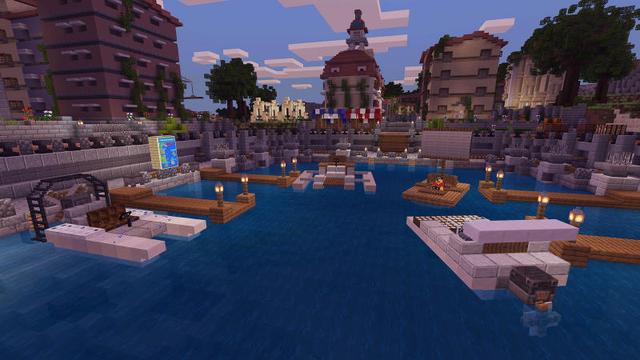 Screenshot of the Minecraft Bedrock Marketplace product Boat Builder created by 57Digital.