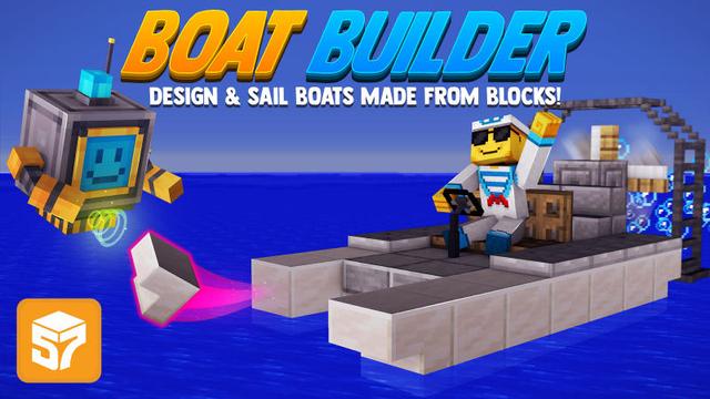 Thumbnail of the Minecraft Bedrock Marketplace product Boat Builder created by 57Digital.