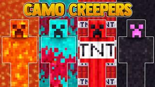 Thumbnail of the Minecraft Bedrock Marketplace product Camo Creepers created by 57Digital.