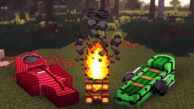Thumbnail of the Minecraft Bedrock Marketplace product Camping Gear created by 57Digital.