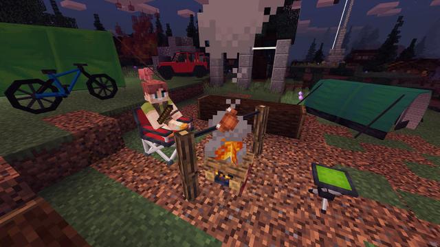 Screenshot of the Minecraft Bedrock Marketplace product Camping created by 57Digital.