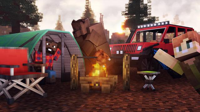 Thumbnail of the Minecraft Bedrock Marketplace product Camping created by 57Digital.