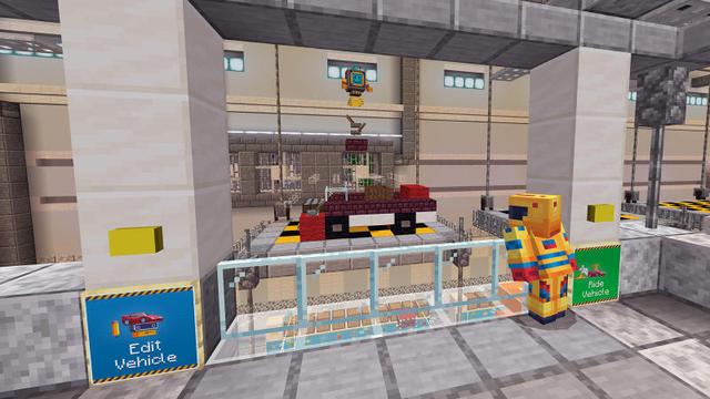 Screenshot of the Minecraft Bedrock Marketplace product Car Builder created by 57Digital.