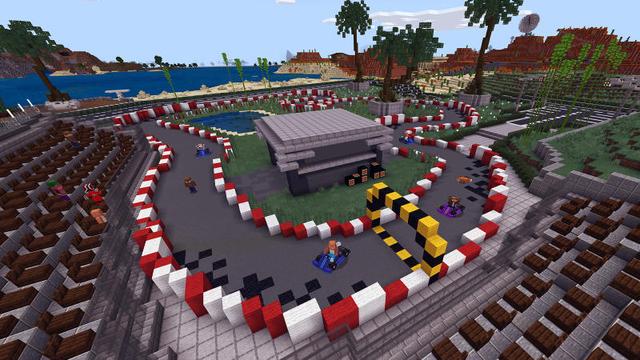 Screenshot of the Minecraft Bedrock Marketplace product Cars Cars Cars created by 57Digital.