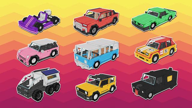 Thumbnail of the Minecraft Bedrock Marketplace product Cars Cars Cars created by 57Digital.