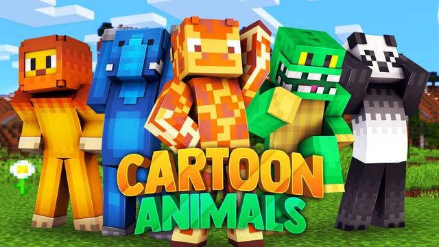 Thumbnail of the Minecraft Bedrock Marketplace product Cartoon Animals created by 57Digital.