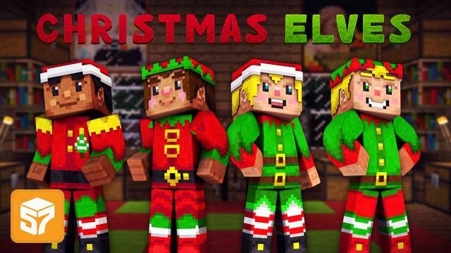 Thumbnail of the Minecraft Bedrock Marketplace product Christmas Elves created by 57Digital.