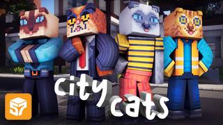 Thumbnail of the Minecraft Bedrock Marketplace product City Cats created by 57Digital.