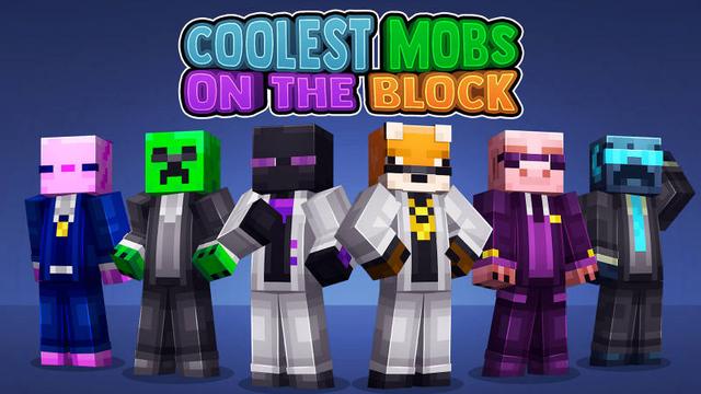 Thumbnail of the Minecraft Bedrock Marketplace product Coolest Mobs on the Block created by 57Digital.