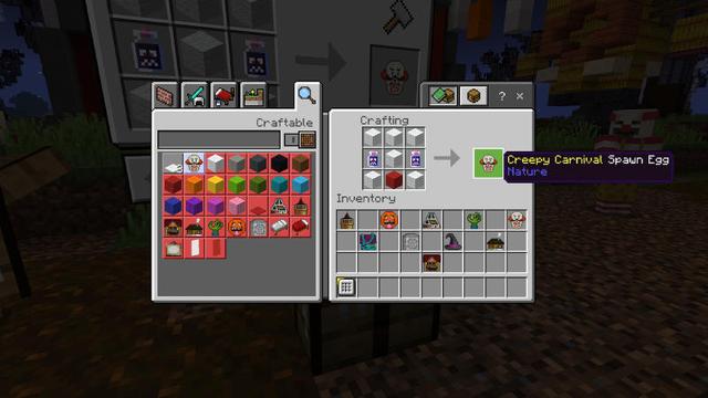 Screenshot of the Minecraft Bedrock Marketplace product Craftable: Halloween created by 57Digital.