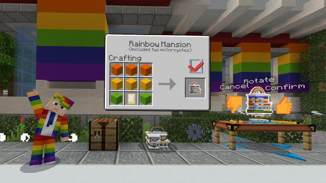 Screenshot of the Minecraft Bedrock Marketplace product Craftable: Mansions created by 57Digital.