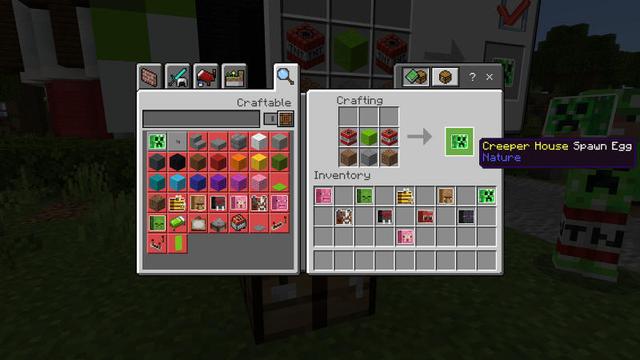 Screenshot of the Minecraft Bedrock Marketplace product Craftable: Mob Houses created by 57Digital.
