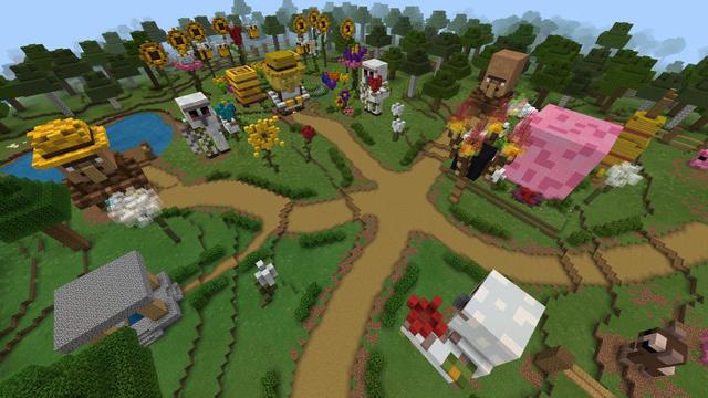 Screenshot of the Minecraft Bedrock Marketplace product Craftable: Mob Houses created by 57Digital.