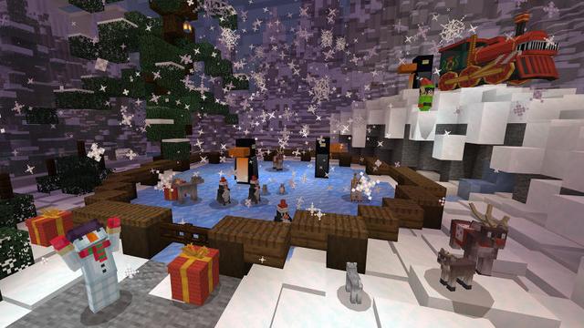 Screenshot of the Minecraft Bedrock Marketplace product Craftable: Snow Globes created by 57Digital.