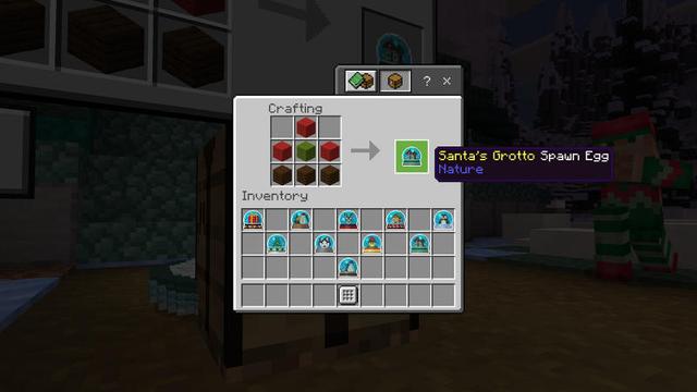 Screenshot of the Minecraft Bedrock Marketplace product Craftable: Snow Globes created by 57Digital.