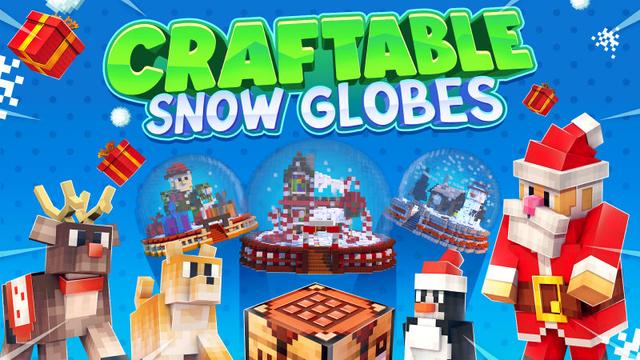 Thumbnail of the Minecraft Bedrock Marketplace product Craftable: Snow Globes created by 57Digital.