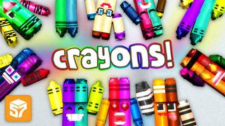 Thumbnail of the Minecraft Bedrock Marketplace product Crayons created by 57Digital.