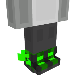 Thumbnail of the Minecraft Bedrock Marketplace product Creeper Fire Sneakers created by 57Digital.