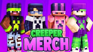 Thumbnail of the Minecraft Bedrock Marketplace product Creeper Merch created by 57Digital.